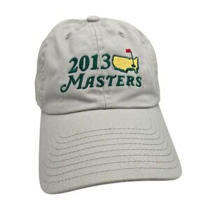 2013 Masters‎ Golf Hat Beige Adjustable Cap American Needle Augusta National